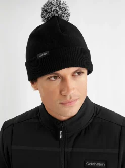 Noir - Bonnet Calvin Klein Golf Linden Bobble