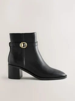 Noir - Bottes à talon carré Forever Comfort® à boucle