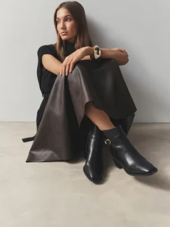 Noir - Bottes à talon carré Forever Comfort® à boucle