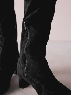 Noir - Bottes chaussettes Forever Comfort® à bout ciselé