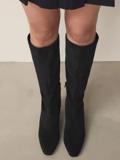 Noir - Bottes chaussettes Forever Comfort® à bout ciselé