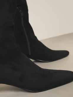 Noir - Bottes chaussettes Forever Comfort® à bout ciselé