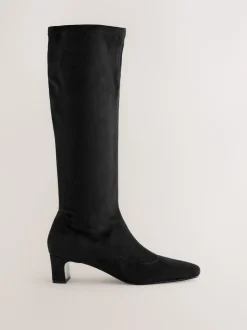 Noir - Bottes chaussettes Forever Comfort® à bout ciselé