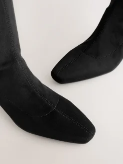 Noir - Bottes chaussettes Forever Comfort® à bout ciselé