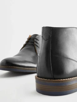 Noir - Bottes chukka en cuir