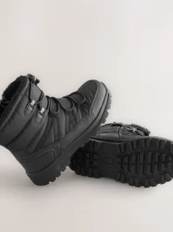 Noir - Bottes de neige imperméables doublées Thinsulate