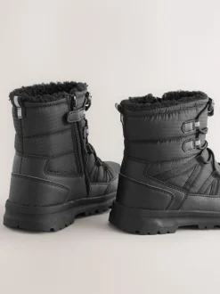 Noir - Bottes de neige imperméables doublées Thinsulate
