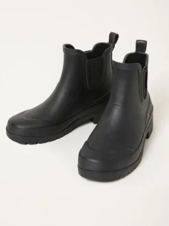 Noir - Bottes de pluie en caoutchouc FatFace
