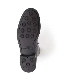 Noir - Bottes Jones Bootmaker Finch en cuir à lacets