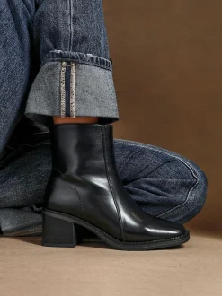 Noir - Bottes Linzi Wander à talons carrés