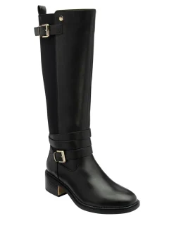 Noir - Bottes Lotus hauteur genou