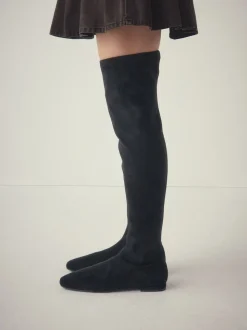 Noir - Bottes plates Forever Comfort® Over The Knee