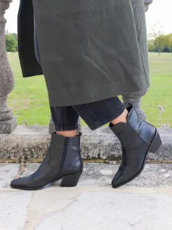 Noir - Bottes western Novo Diablo à talons bas