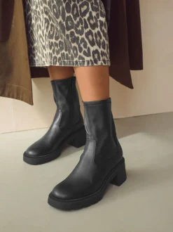 Noir - Bottines Forever Comfort® à chaussettes épaisses