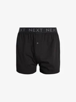 Noir - Boxers coupe large