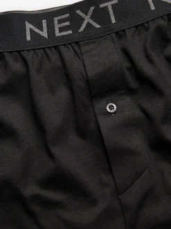 Noir - Boxers coupe large