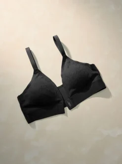 Noir - Brassière Adaptive Animal en jacquard