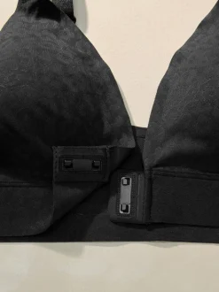 Noir - Brassière Adaptive Animal en jacquard