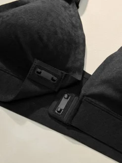 Noir - Brassière Adaptive Animal en jacquard