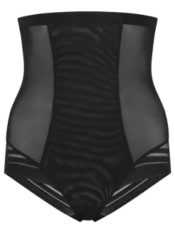 Noir - Bye Bra Powermesh Taille Grande Caleçons