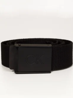 Noir - Ceinture Calvin Klein Golf boucle monogramme
