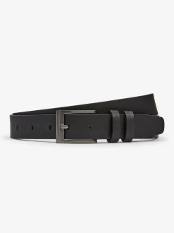 Noir - Ceinture en cuir