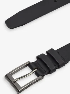 Noir - Ceinture en cuir