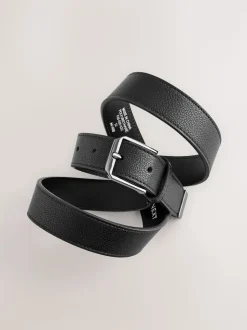 Noir - Ceinture en similicuir