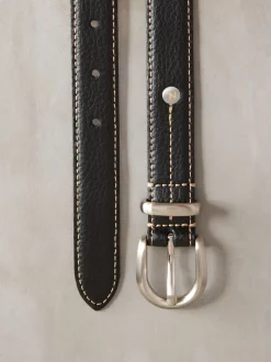 Noir - Ceinture mi-longue N. Premium Made In Italy