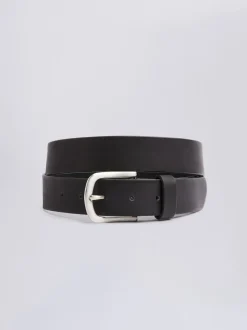 Noir - Ceinture MOSS Casual en cuir