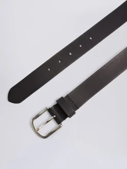 Noir - Ceinture MOSS Casual en cuir