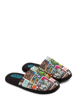 Noir - Chaussons Vanilla Underground Mr Men Mr Lazy