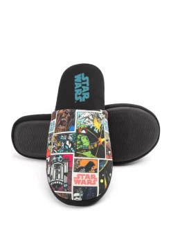 Noir - Chaussons Vanilla Underground Mr Men Mr Lazy