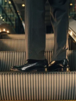 Noir - Chaussure Base London Edison à lacets