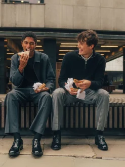 Noir - Chaussure Base London Edison à lacets