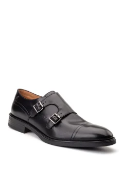 Noir - Chaussure Base London Taper Monk