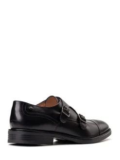 Noir - Chaussure Base London Taper Monk