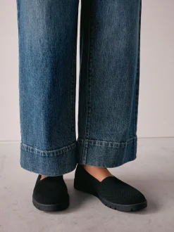 Noir - Chaussures à enfiler Forever Comfort® en maille