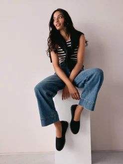 Noir - Chaussures à enfiler Forever Comfort® en maille