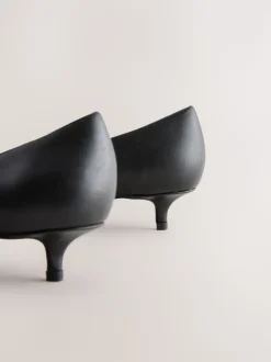 Noir - Chaussures à talons Forever Comfort® en cuir à bout pointu