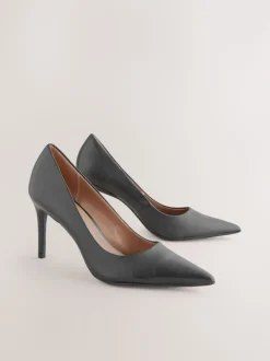 Noir - Chaussures de milieu de terrain en cuir