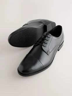 Noir - Chaussures Derby à embout