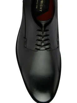 Noir - Chaussures derby Frank Wright à lacets en cuir