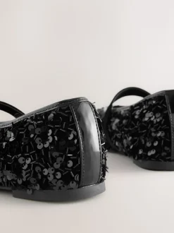 Noir - Chaussures Forever Comfort® Mary Jane avec ornements de sequins
