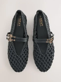 Noir - Chaussures Forever Comfort® à bout rond et double Mary Jane