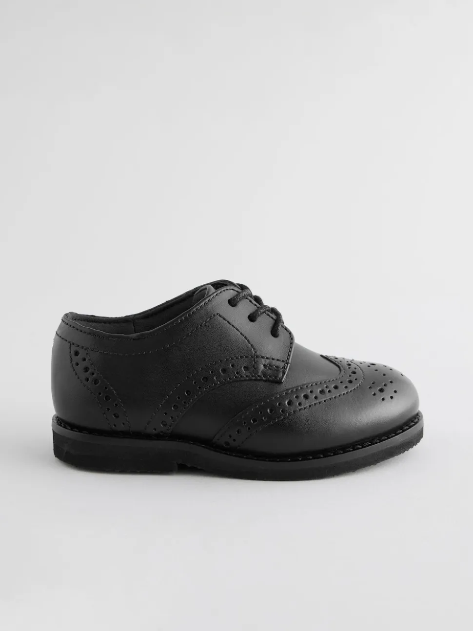 Noir - Chaussures élégantes en cuir style Brogue