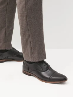 Noir - Chaussures Oxford à bout ouvert