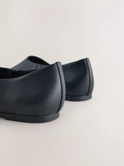 Noir - Chaussures plates Forever Comfort® montantes en cuir