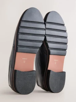 Noir - Chaussures richelieu Forever Comfort® en cuir à lacets et semelles épaisses