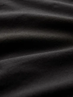 Noir - Chemise Oxford stretch à manches longues